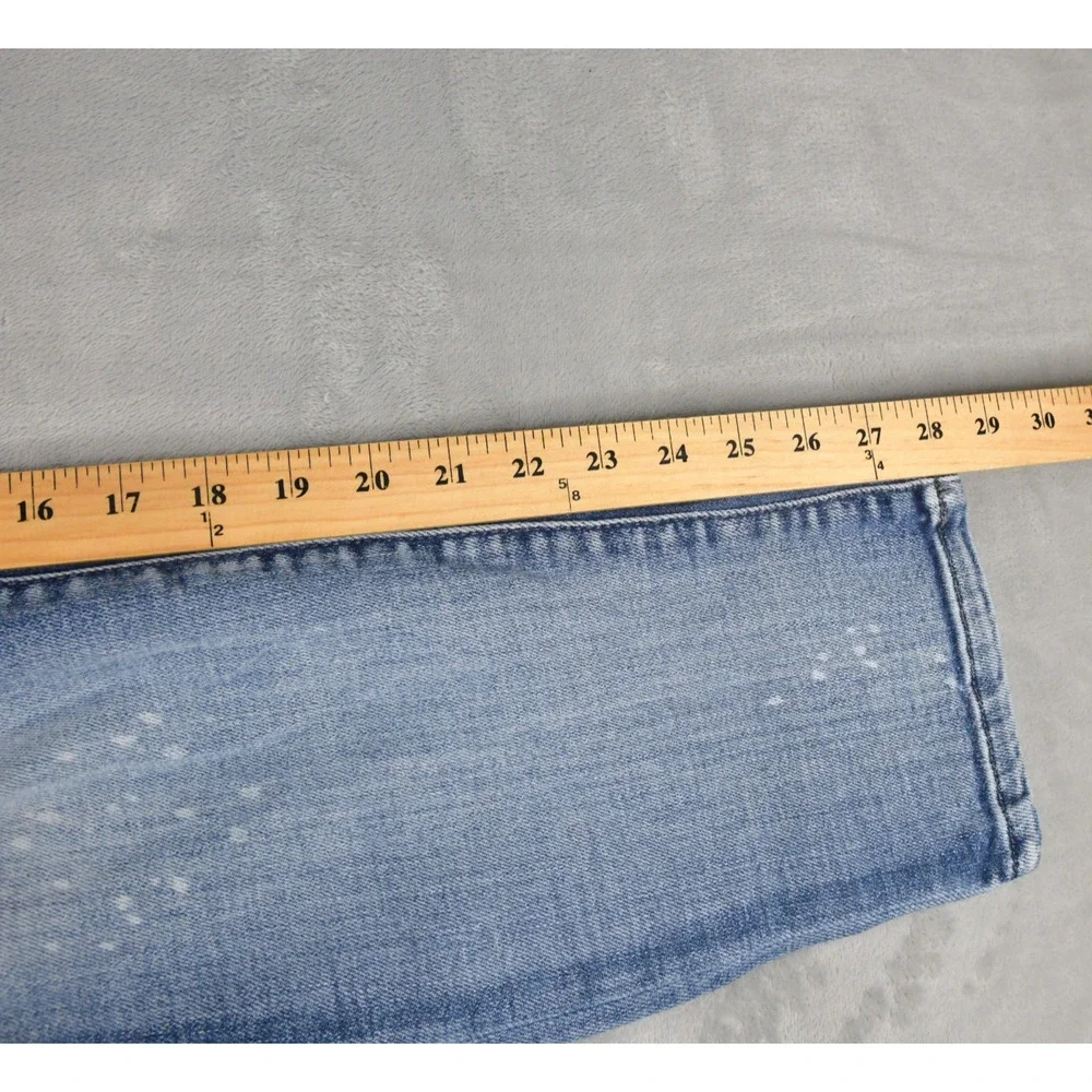 Judy Blue Jeans Womens 3/26 ( 27x28) Boyfriend Distressed Paint spots